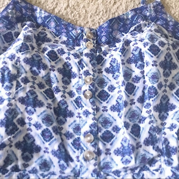 🆕🔥AMERICAN EAGLE 🦅 REALLY CUTE SPAGHETTI STRAP ROMPER/SO SOFT&FLOWY NWOT!! - Picture 3 of 9